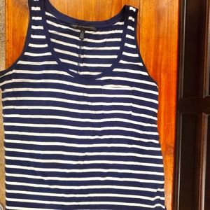 WHBM Striped knit tank